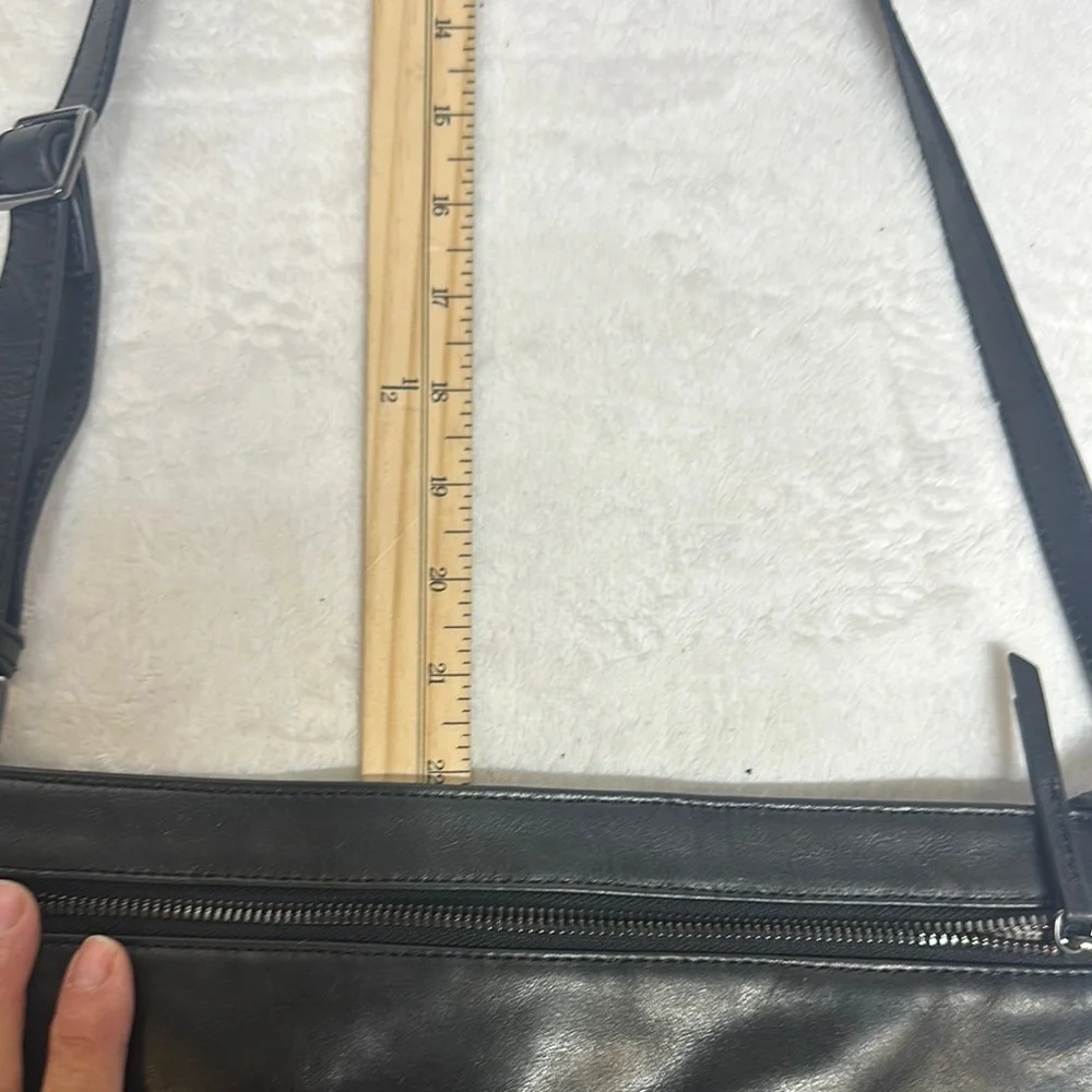Margot Black Messenger Bag Sleek Design